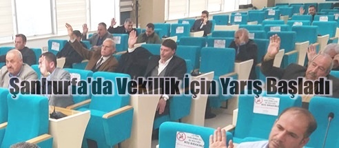 Şanlıurfa'da Milletvekillği çin aday adayı hareketliliği!