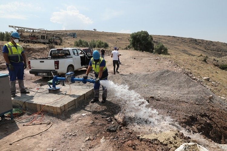 KASKİ 26 adet içme suyu sondaj kuyusu açtı.