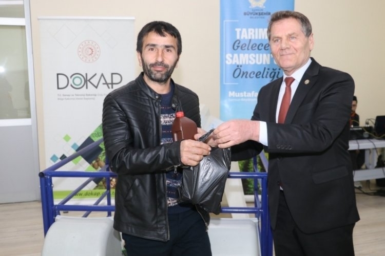 Samsun'da Manda üreticisine aşı desteği verildi.