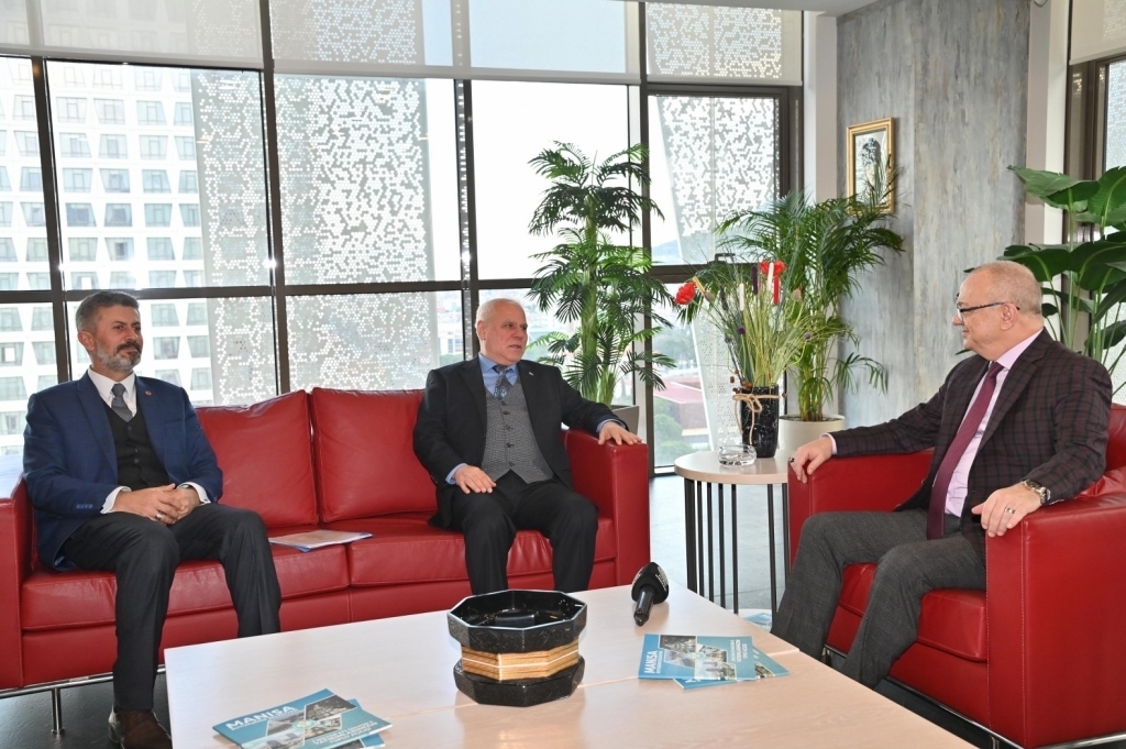 BAŞKAN CENGİZ ERGÜN, BAŞKAN ALİ TULUP’U AĞIRLADI