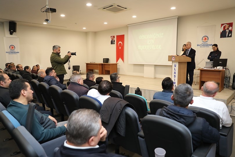 Denizli Büyükşehir Ulaşım AŞ şoförlerine “Omurga Sağlığı” eğitimi