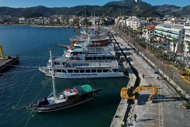 Marmaris Limanı modern yüzüyle hizmet verecek