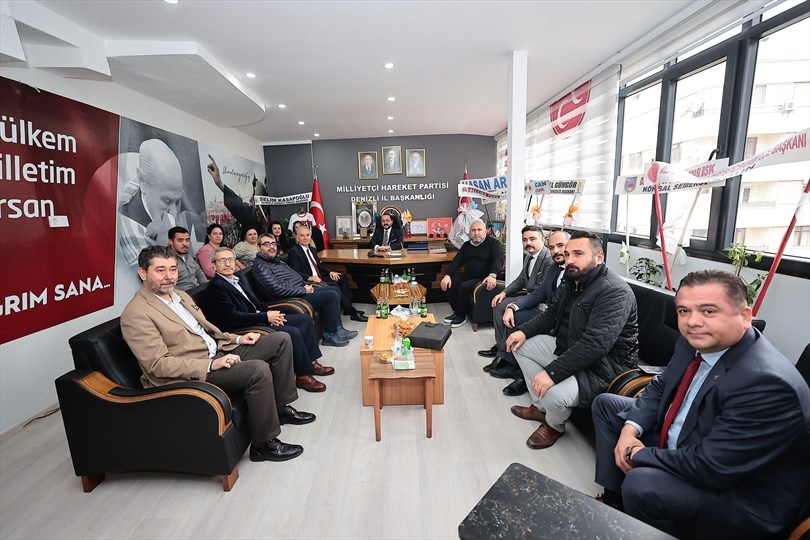Başkan Osman Zolan’dan MHP'ye ziyaret
