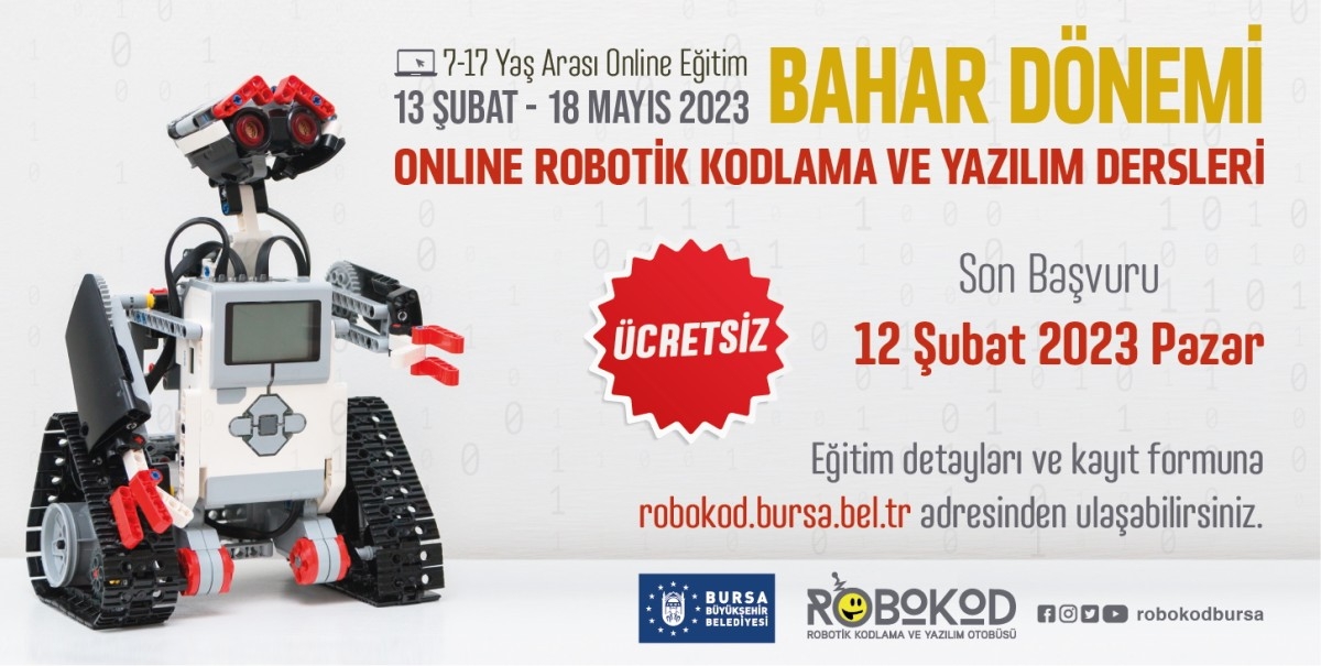 Bursa Büyükşehir Belediyesi’nden Online kodlamada bahar dönemi