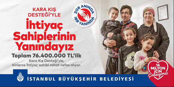 İstanbul Büyükşehir Belediyesi,Yeni destek paketi müjdesini verdi.
