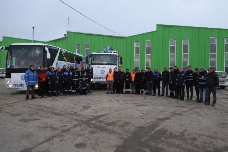 Uzman personeller Eskişehir'den Hatay'a uğurlandı