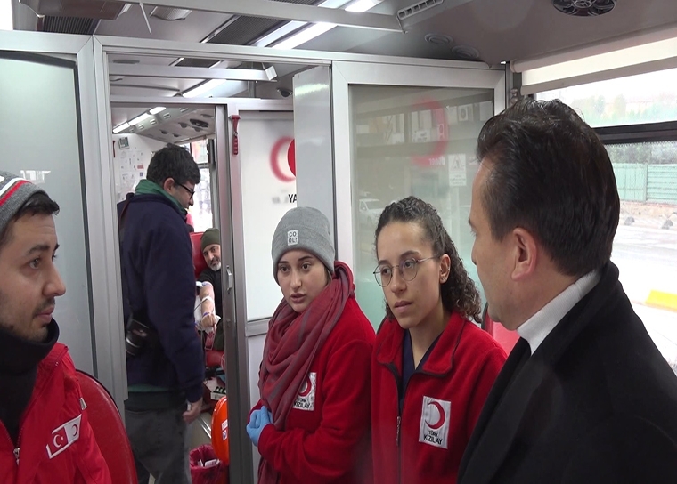 Başkan Yazıcı, Kan Verme Kampanyası’na katılan vatandaşlara teşekkür etti