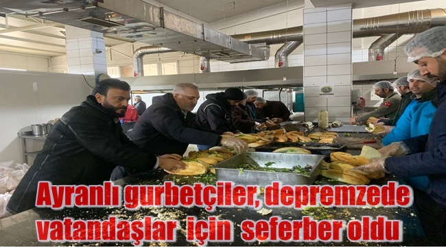 Birecikli Gurbetçiler Depremzedeler İçin Seferber Oldu,