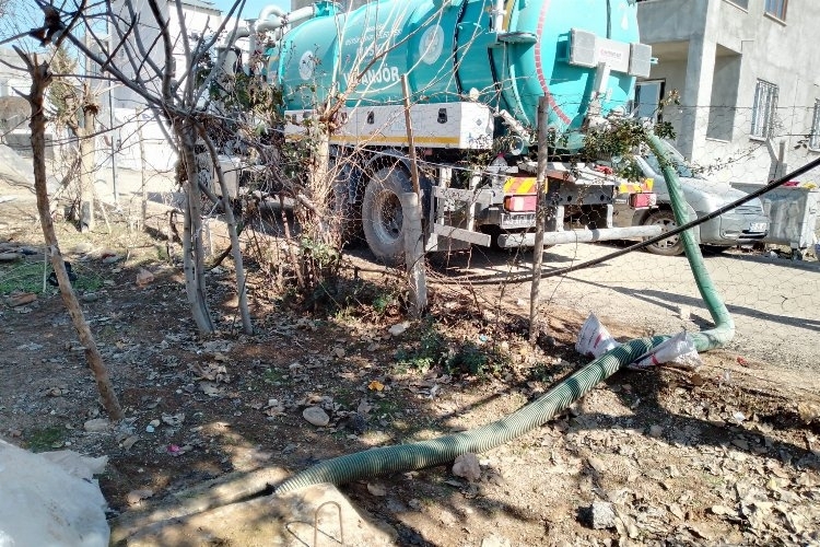 Adıyaman'da MASKİ, altyapı için görev yapıyor