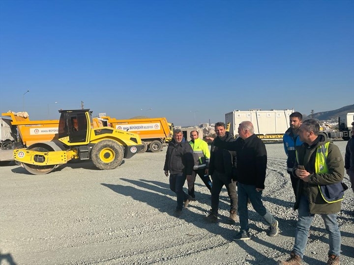  Çadır kentlerin altyapısı hazırlıyor