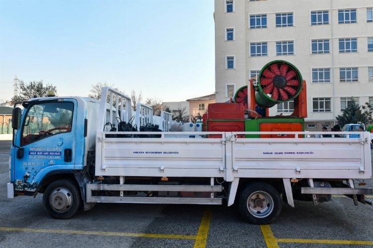 İlaçlama ekipmanları Kahramanmaraş'a gidiyor