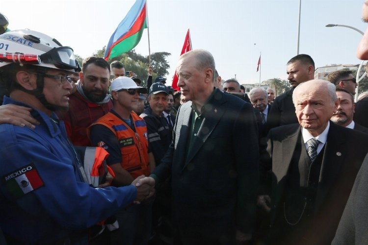 Cumhurbaşkanı Erdoğan ve Bahçeli Hatay'da