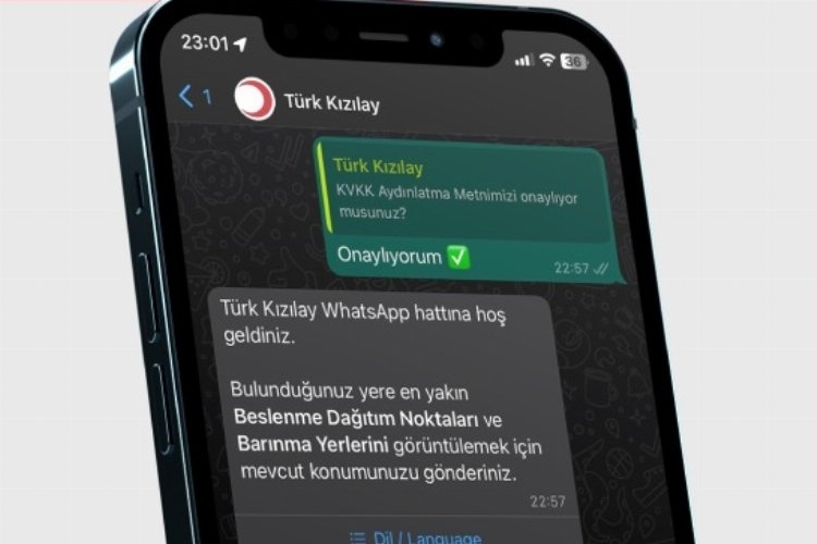 Kızılay'dan “Deprem Bölgesinde En Yakın Hizmet Noktası Nerede” uygulaması