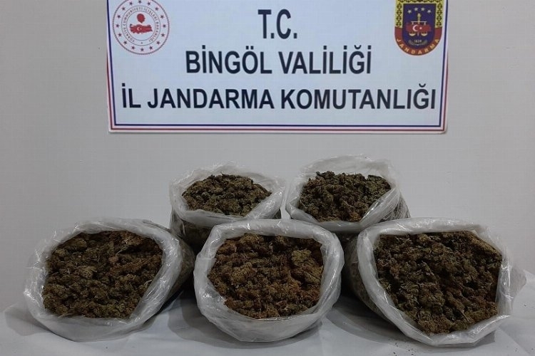 Bingöl’de uyuşturucu operasyonunda 3 kilogram esrar ele geçirildi