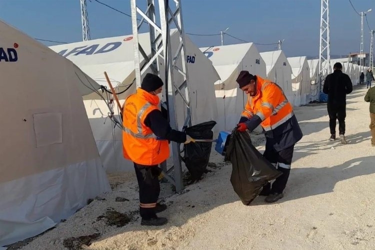 Defne'de Gebze ekipleri çalışmalarını sürdürüyor