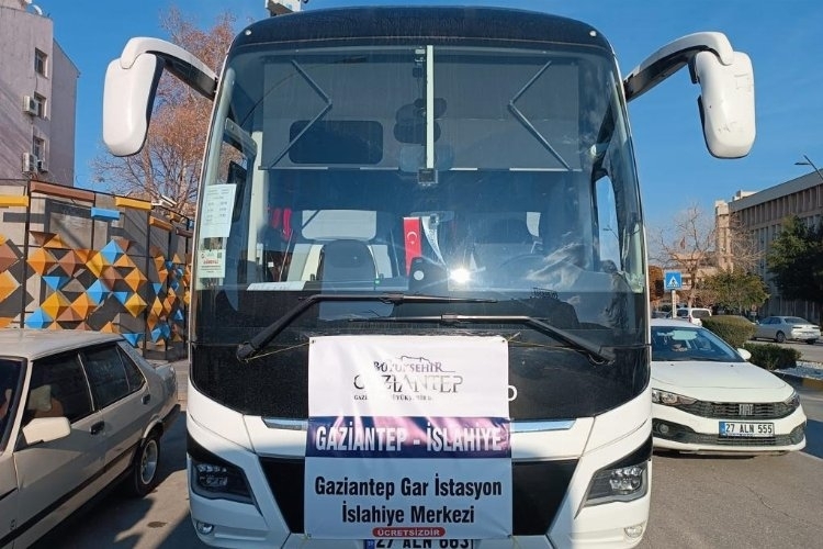 Nurdağı ve İslahiye'ye ücretsiz ring seferi