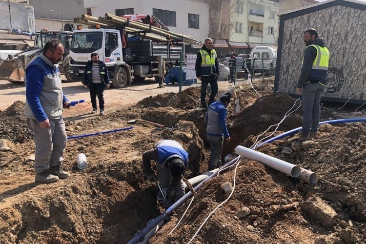 Elbistan'a KASKİ'den altyapı çalışması