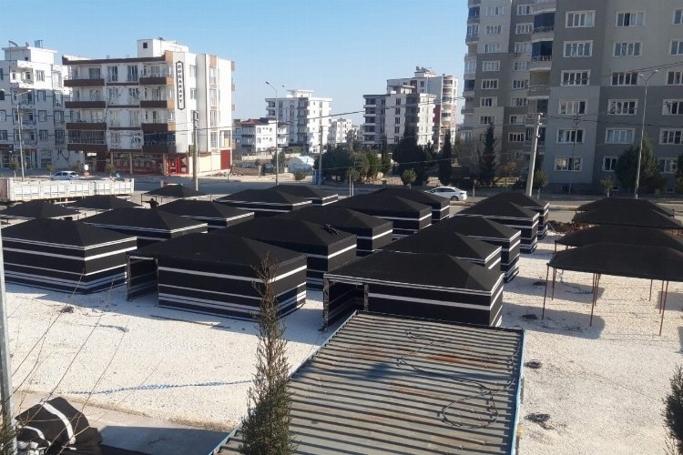 'Kıl çadırlar'ın kurulumu tamamlandı