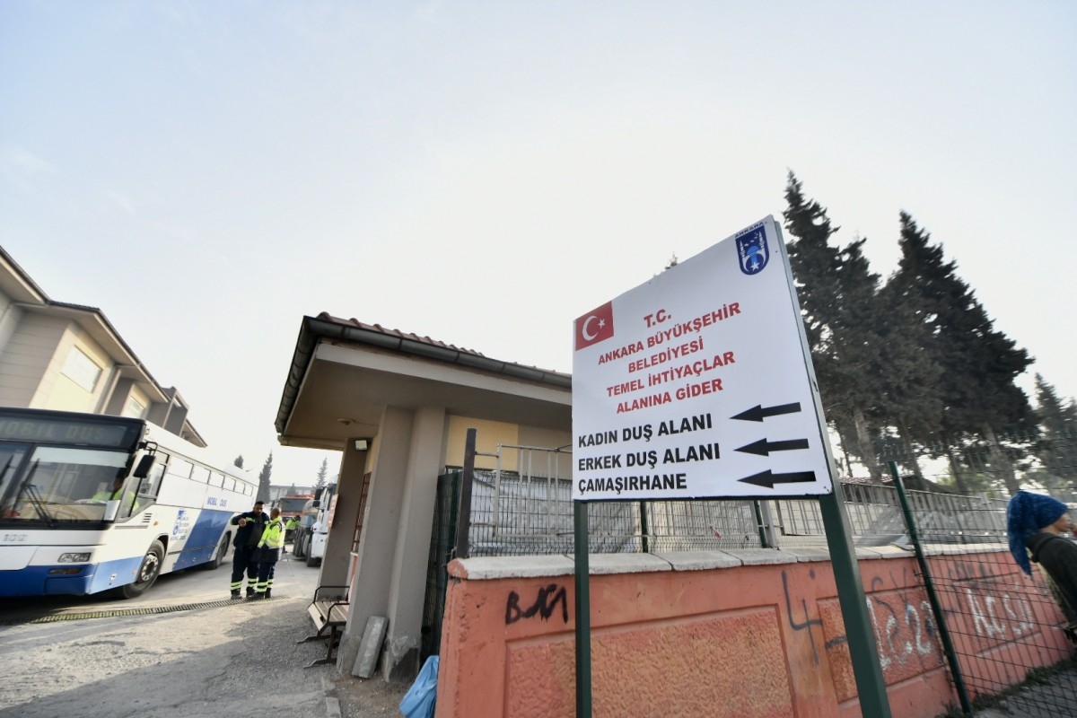 ANKARA BÜYÜKŞEHİRİN KURDUĞU SABİT DUŞ ALANLARI HİZMETE BAŞLADI