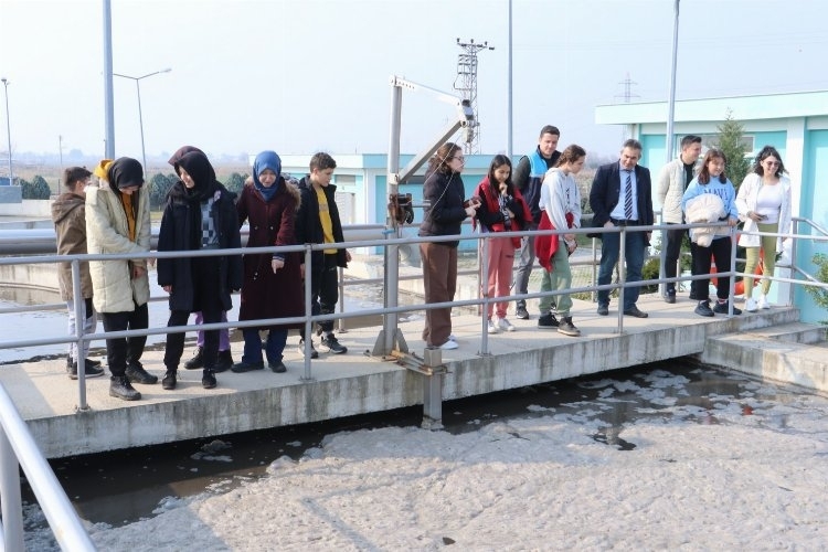 Saruhanlı Atıksu Arıtma Tesisi öğrencilere açıldı
