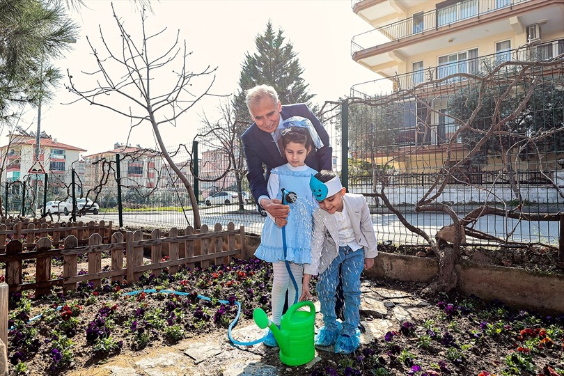 Başkan Zolan: Dünya Su Günü kapsamında miniklerin düzenlediği programa katıldı.