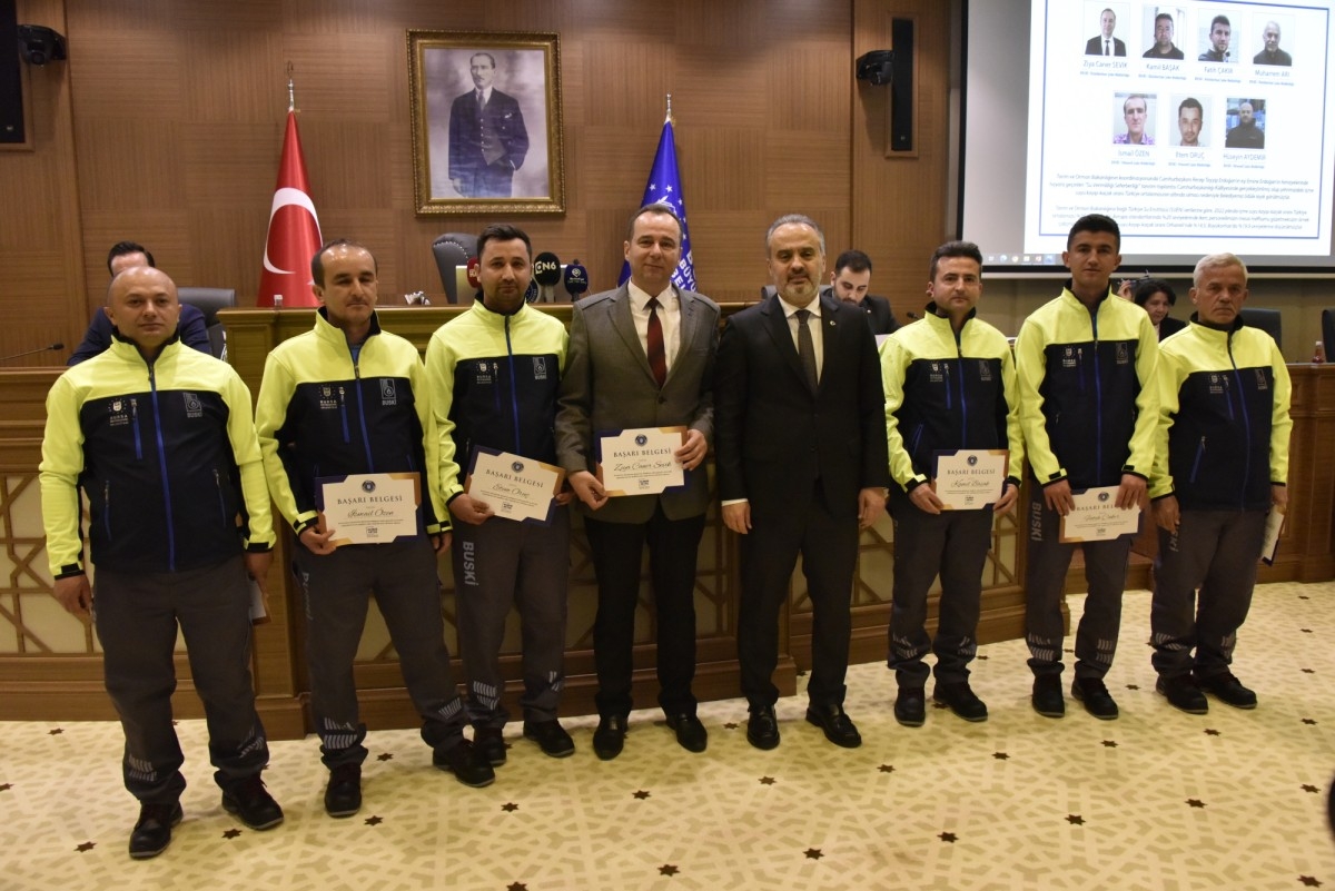 Bursa’nın BUSKİ gururu oldu
