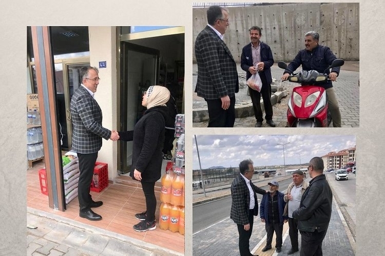 Başkan Savran,TOKİ'de incelemede bulundu.