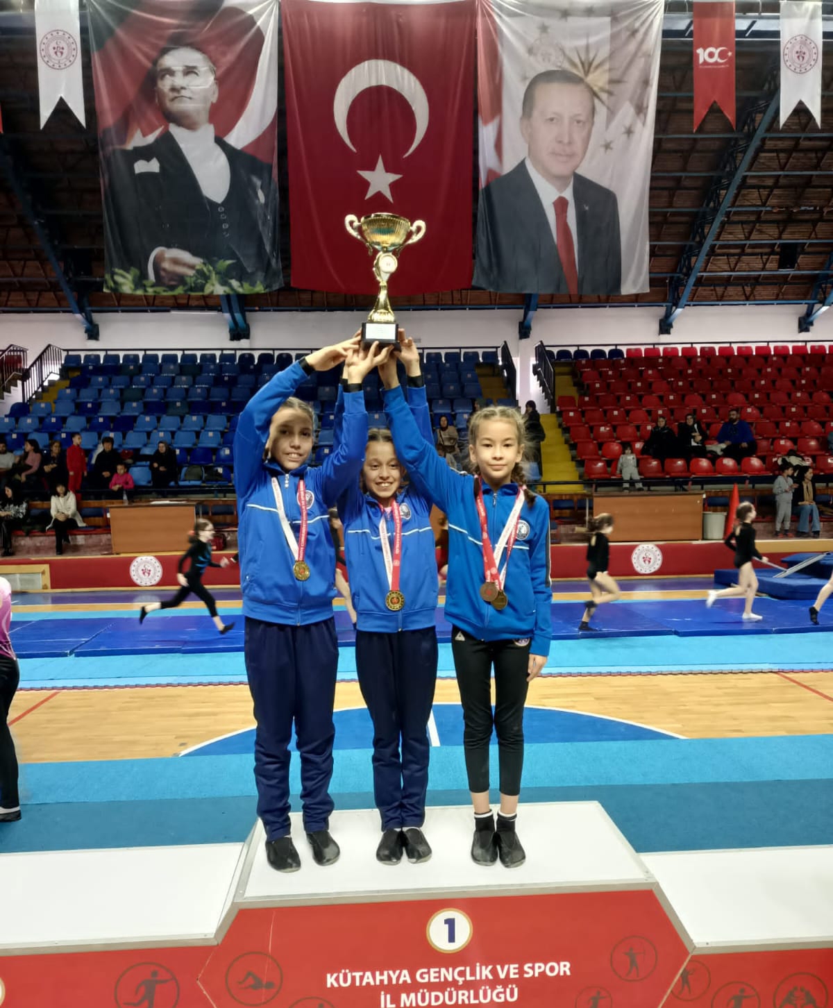 KÜTAHYA CİMNASTİKTE İL BİRİNCİSİ OLDU