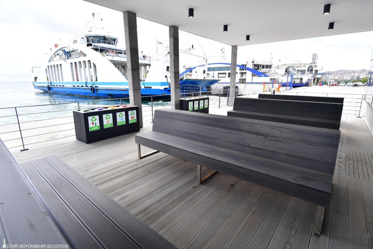 İzmir Üçkuyular ve Bostanlı feribot iskeleleri yenileniyor
