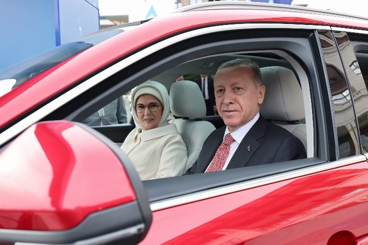 Togg'un ilk doğumu Cumhurbaşkanlığı Külliyesi'nde verildi.
