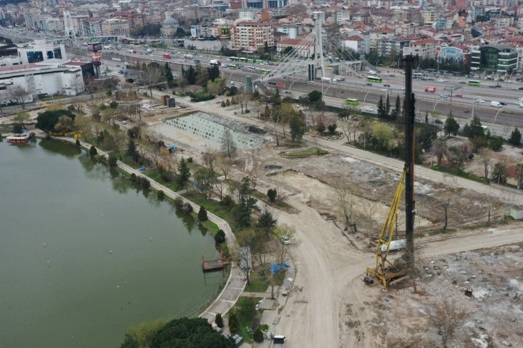 İzmit Millet Bahçesi projesinde çalışmalar devam ediyor