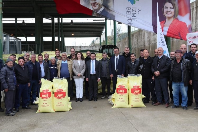 840 çiftçiye hibeli gübre desteği