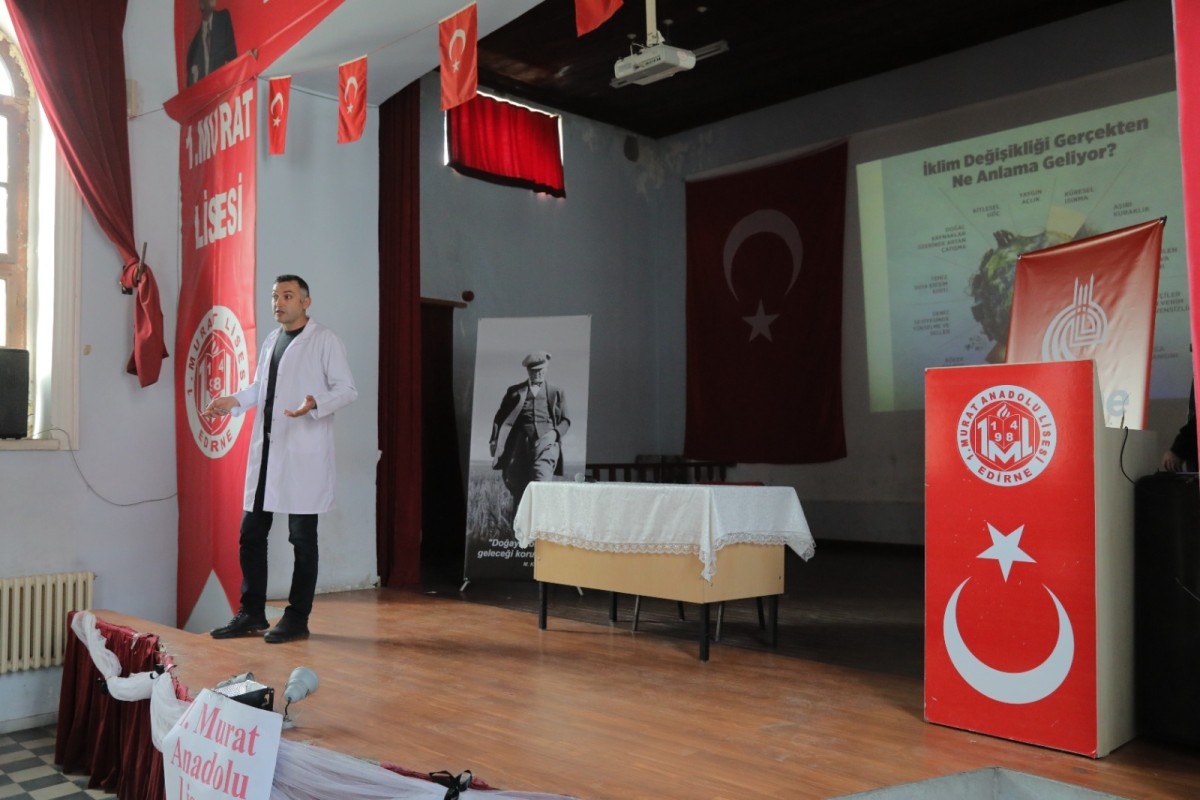 EDİRNE BELEDİYESİNDEN ÖĞRENCİLERE SIFIR ATIK EĞİTİMİ