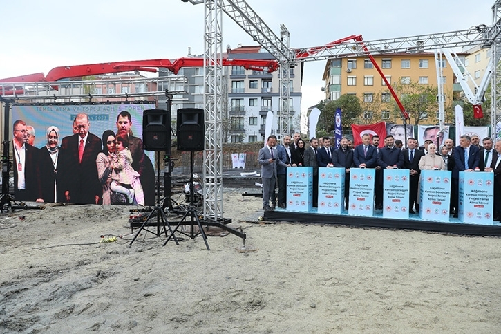 Kâğıthane'deki Hizmet Sitesi atıksu dökümü projesi tamamlandı, hak sahiplerine teslim edildi
