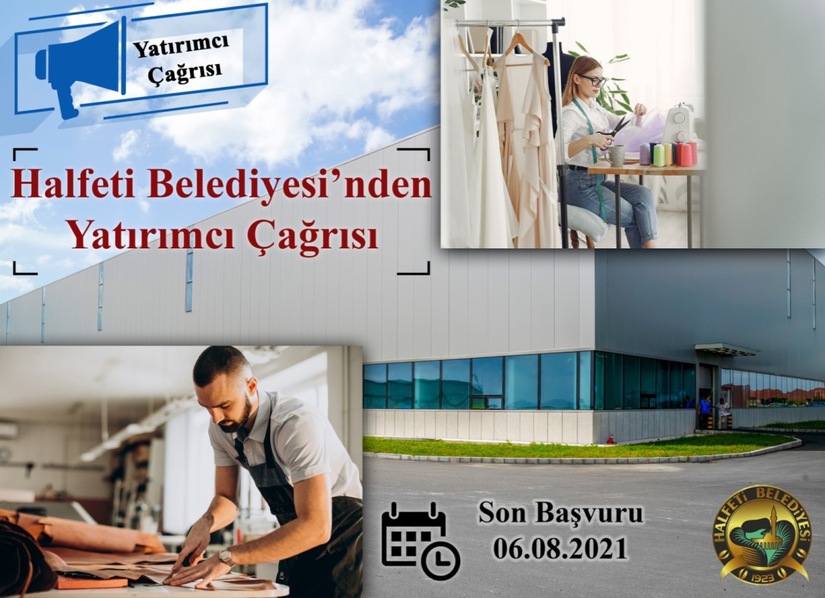 Halfeti Belediyesinden Yatırımcı Çağrısı