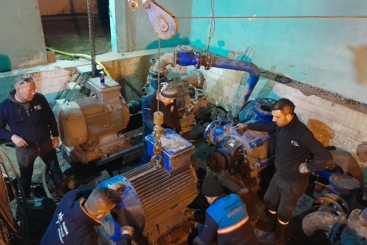 Turgutlu Yarıntı İçme Suyu Terfi Merkezi'nde Bakım Çalışmaları Gerçekleştirildi