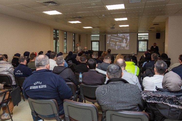 Büyükşehir Belediyesi'nde Hizmet İçi Hijyen Eğitimi Verildi