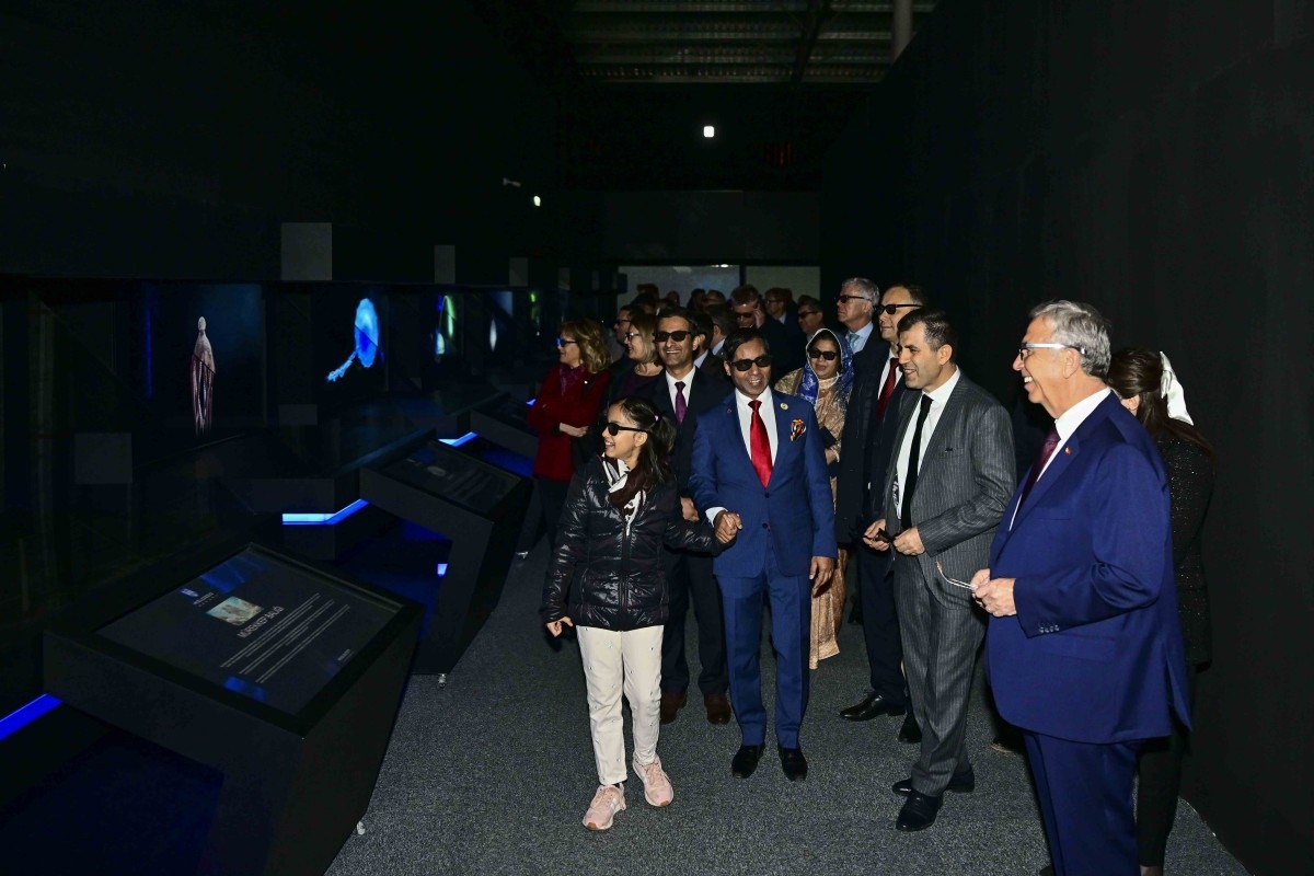 MANSUR YAVAŞ, DİJİTAL HAYVANAT BAHÇESİNİ ULUSLARARASI TEMSİLCİLERE TANITTI