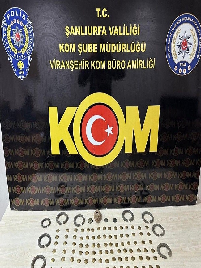 Viranşehir'de Tarihi Eser Kaçakçılığı Operasyonu: 93 Sikke Ele Geçirild