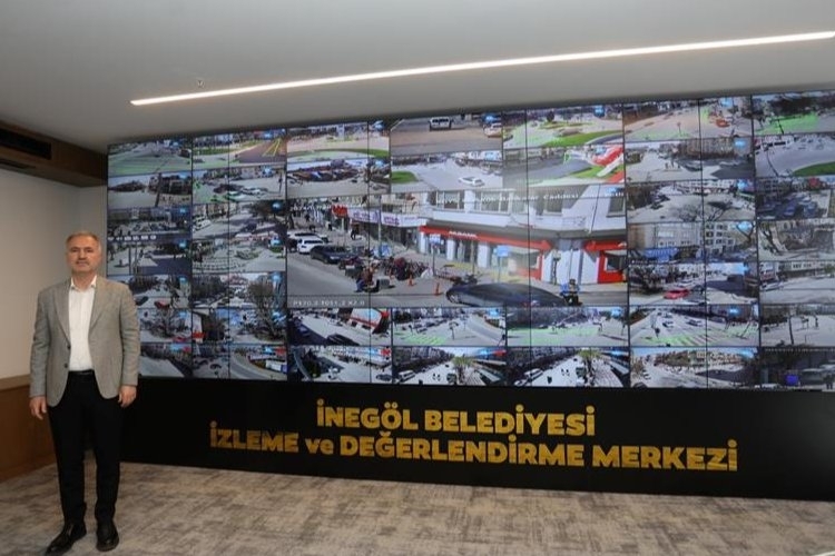 İnegöl'de 'Akıllı Şehir' Tedbiri Olası Olumsuzluklara Karşı