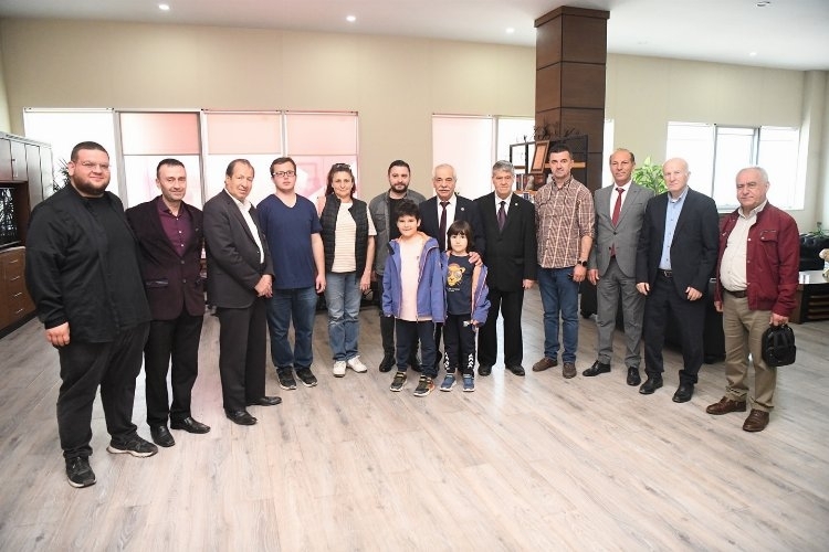 Keşanlı Basın Mensupları, Mehmet Özcan'a Hayırlı Olsun Ziyaretinde Bulundu