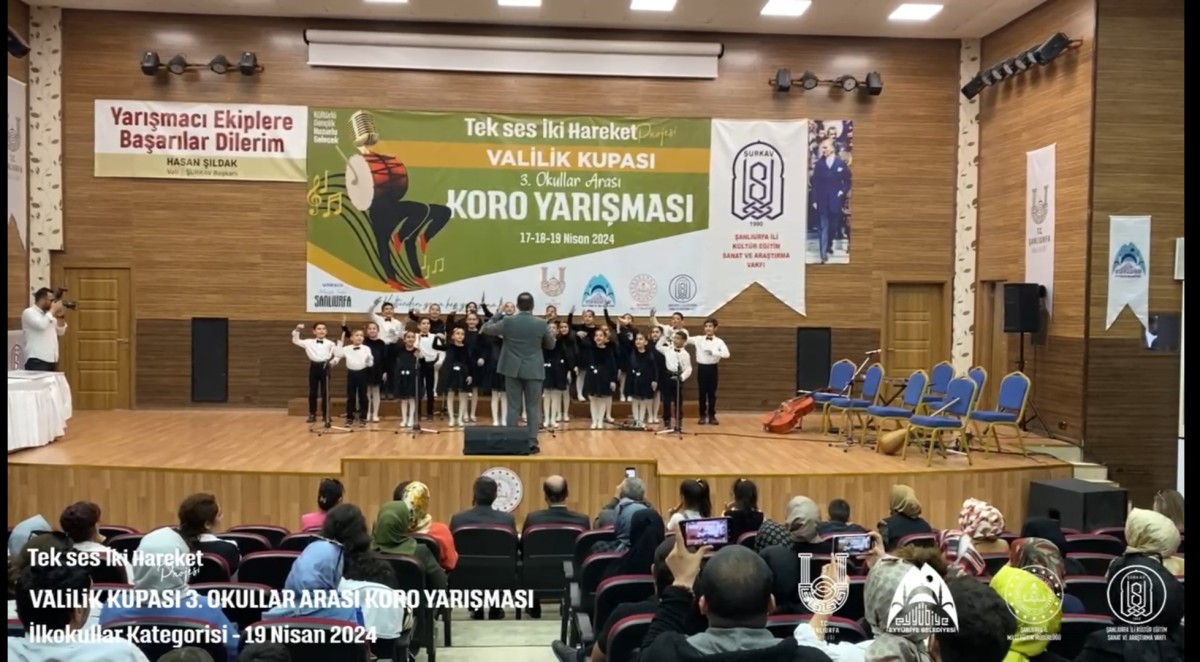 Şanlıurfa'da Koro Yarışması Heyecanı Dorukta!