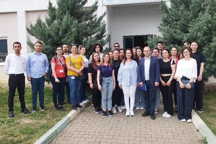 DEÜ Öğrencileri, Manisa Merkez Atıksu Arıtma Tesisinde Misafir Edildi