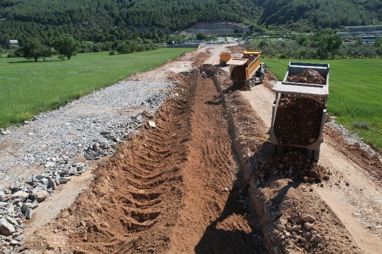 Muğla Otogar Yolu İnşaatı Hızla İlerliyor