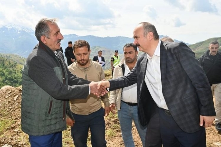 Sason Kırsalına Batman Valisi Canalp'ten Ziyaret
