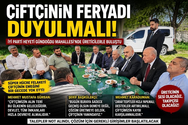 İYİ Parti’den Felaket Bölgesine Ziyaret