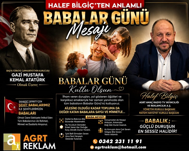 Halef Bilgiç'ten Babalar Günü Mesajı: 